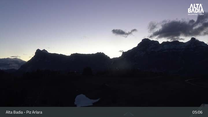 Archived image Webcam Piz Arlara (Alta Badia)
