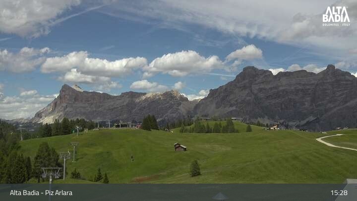 Archiv Foto Webcam Piz Arlara - Alta Badia