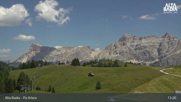 Archived image Webcam Piz Arlara (Alta Badia)