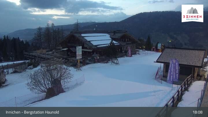 Archived image Webcam Innichen - Haunold Top Station