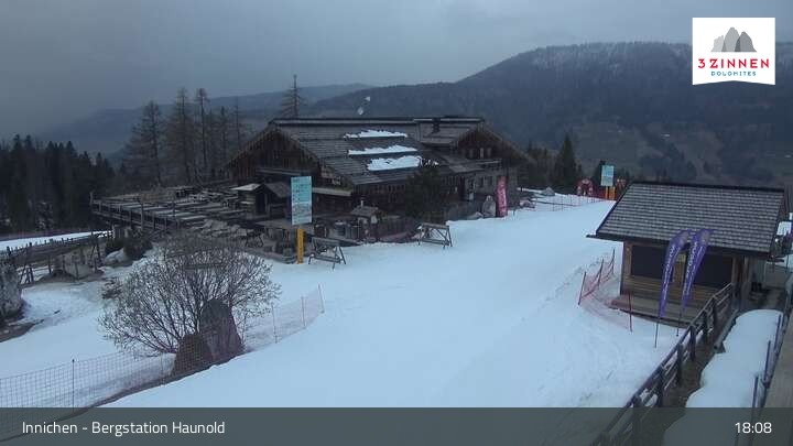 Archived image Webcam Innichen - Haunold Top Station