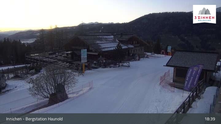 Archived image Webcam Innichen - Haunold Top Station