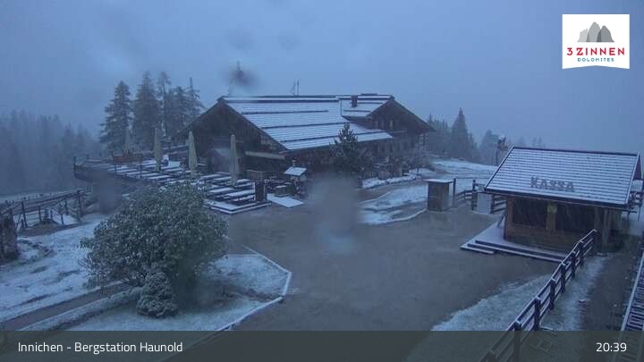 Archiv Foto Webcam Innichen - Bergstation Haunold