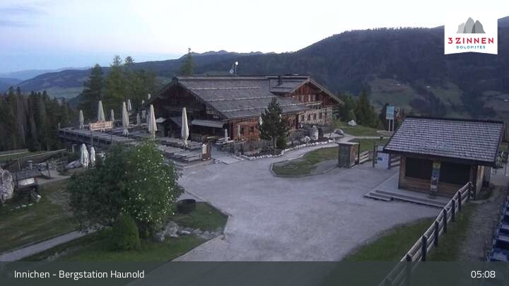 Archived image Webcam Innichen - Haunold Top Station