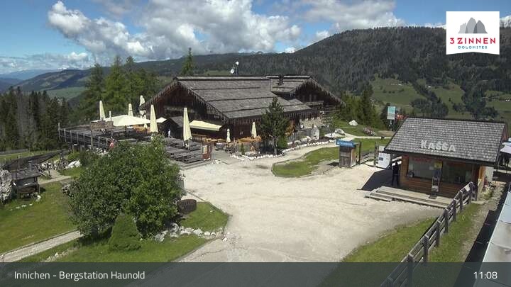 Archived image Webcam Innichen - Haunold Top Station