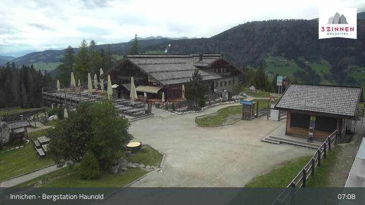 Archived image Webcam Innichen - Haunold Top Station