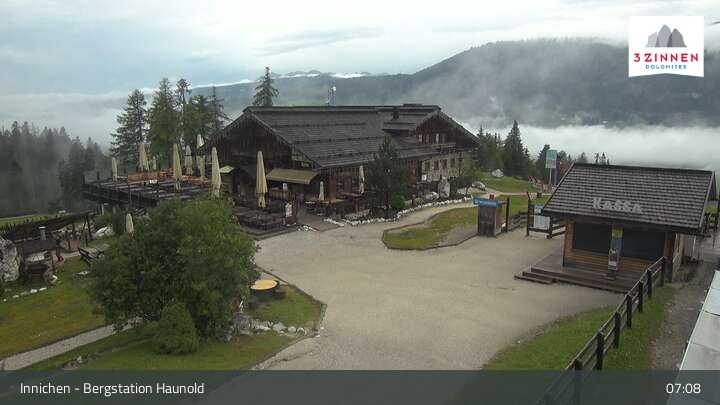 Archived image Webcam Innichen - Haunold Top Station