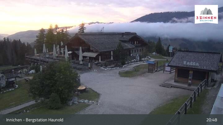 Archived image Webcam Innichen - Haunold Top Station