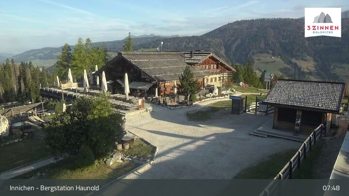 Archived image Webcam Innichen - Haunold Top Station