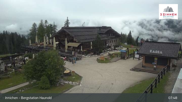 Archived image Webcam Innichen - Haunold Top Station