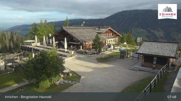 Archived image Webcam Innichen - Haunold Top Station