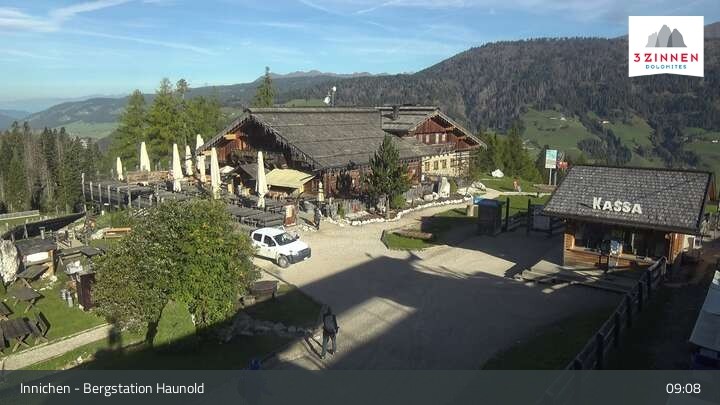 Archived image Webcam Innichen - Haunold Top Station