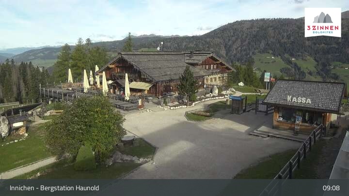 Archived image Webcam Innichen - Haunold Top Station