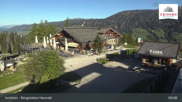 Archived image Webcam Innichen - Haunold Top Station