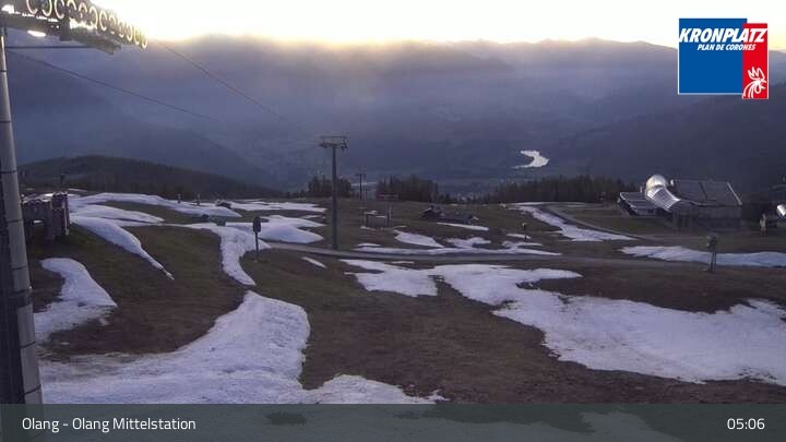Archiv Foto Webcam Olang Mittelstation