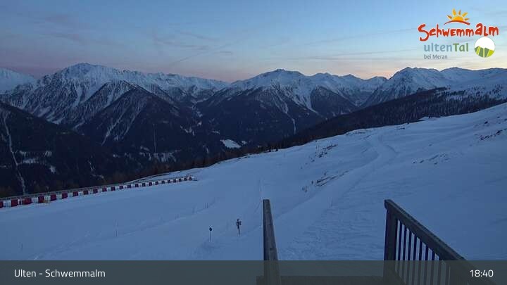 Archiv Foto Webcam Ulten - Schwemmalm Berg