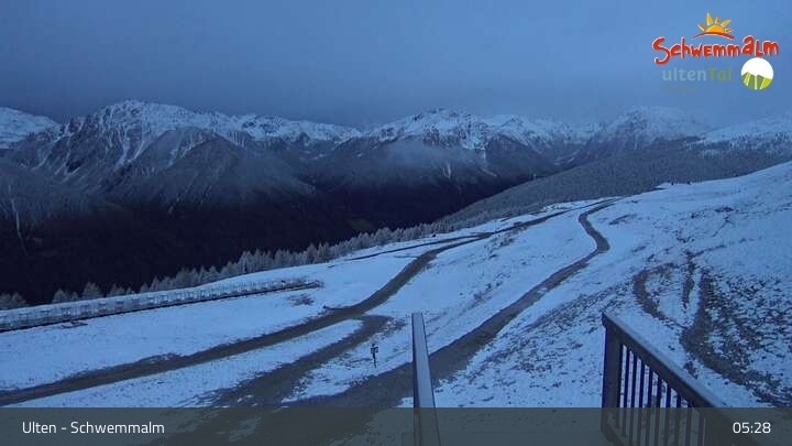 Archiv Foto Webcam Ulten - Schwemmalm Berg