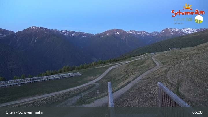 Archiv Foto Webcam Ulten - Schwemmalm Berg