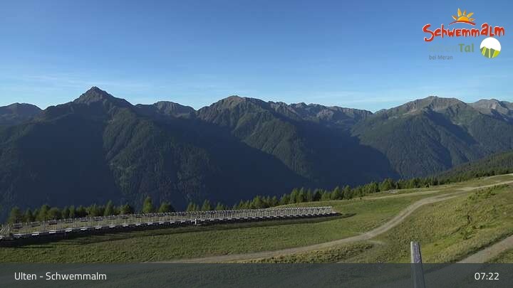 Archiv Foto Webcam Ulten - Schwemmalm Berg