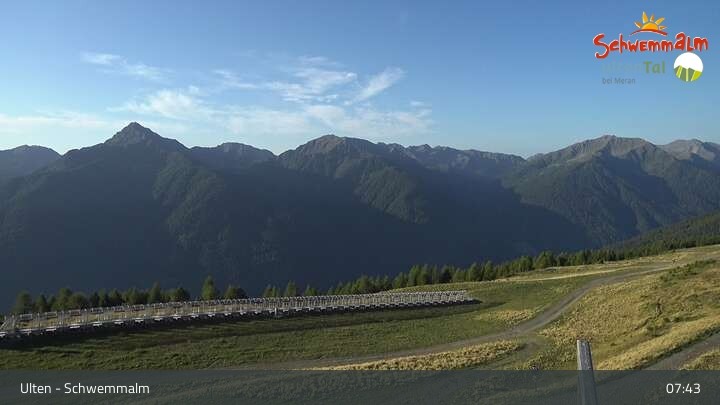 Archiv Foto Webcam Ulten - Schwemmalm Berg