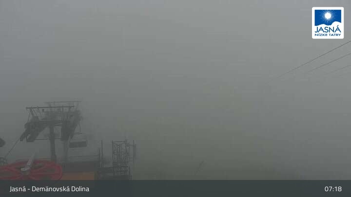 Archived image Webcam Demänovská dolina - Jasná - Luková