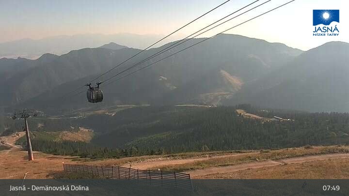 Archived image Webcam Demänovská dolina - Jasná - Luková