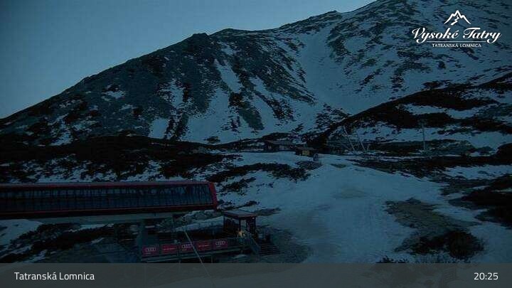 Archived image Webcam Tatranská Lomnica, Skalnaté pleso