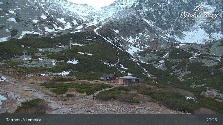 Archiv Foto Webcam Tatranská Lomnica - Skalnaté pleso