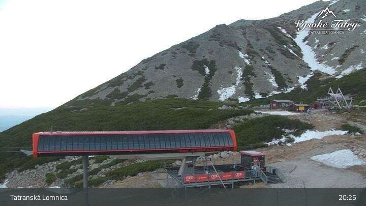 Archived image Webcam Tatranská Lomnica, Skalnaté pleso