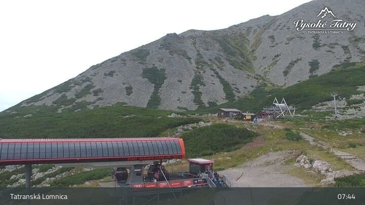 Archiv Foto Webcam Tatranská Lomnica - Skalnaté pleso