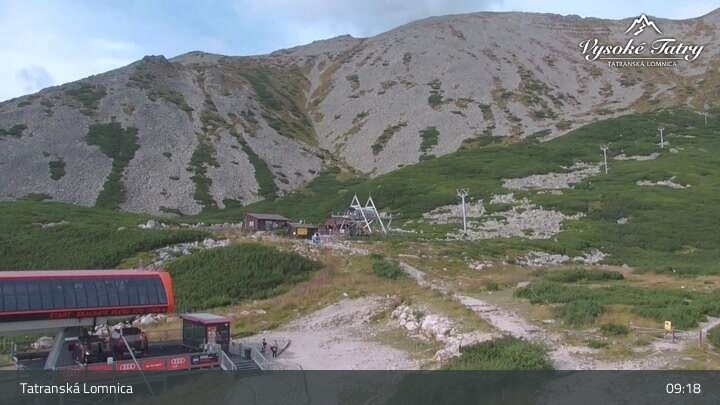Archiv Foto Webcam Tatranská Lomnica - Skalnaté pleso
