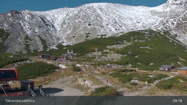 Archiv Foto Webcam Tatranská Lomnica - Skalnaté pleso
