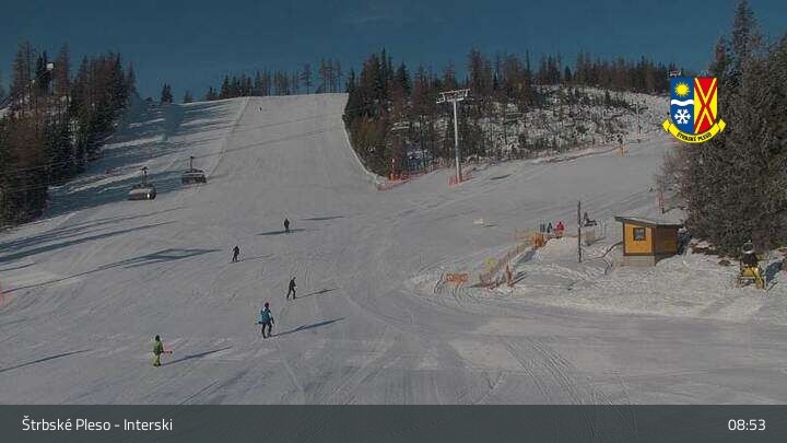 Archiv Foto Webcam Skigebiet Štrbské Pleso