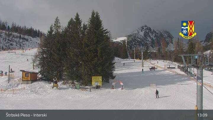 Archiv Foto Webcam Skigebiet Štrbské Pleso