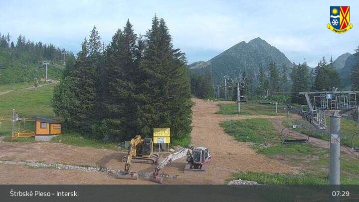 Archiv Foto Webcam Skigebiet Štrbské Pleso
