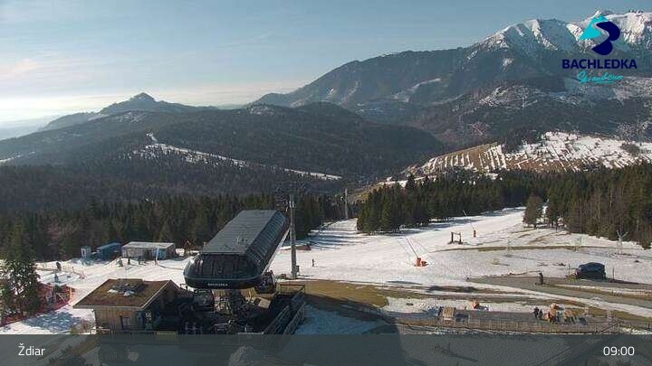 Archived image Webcam Ždiar - Ski Resort Bachledova