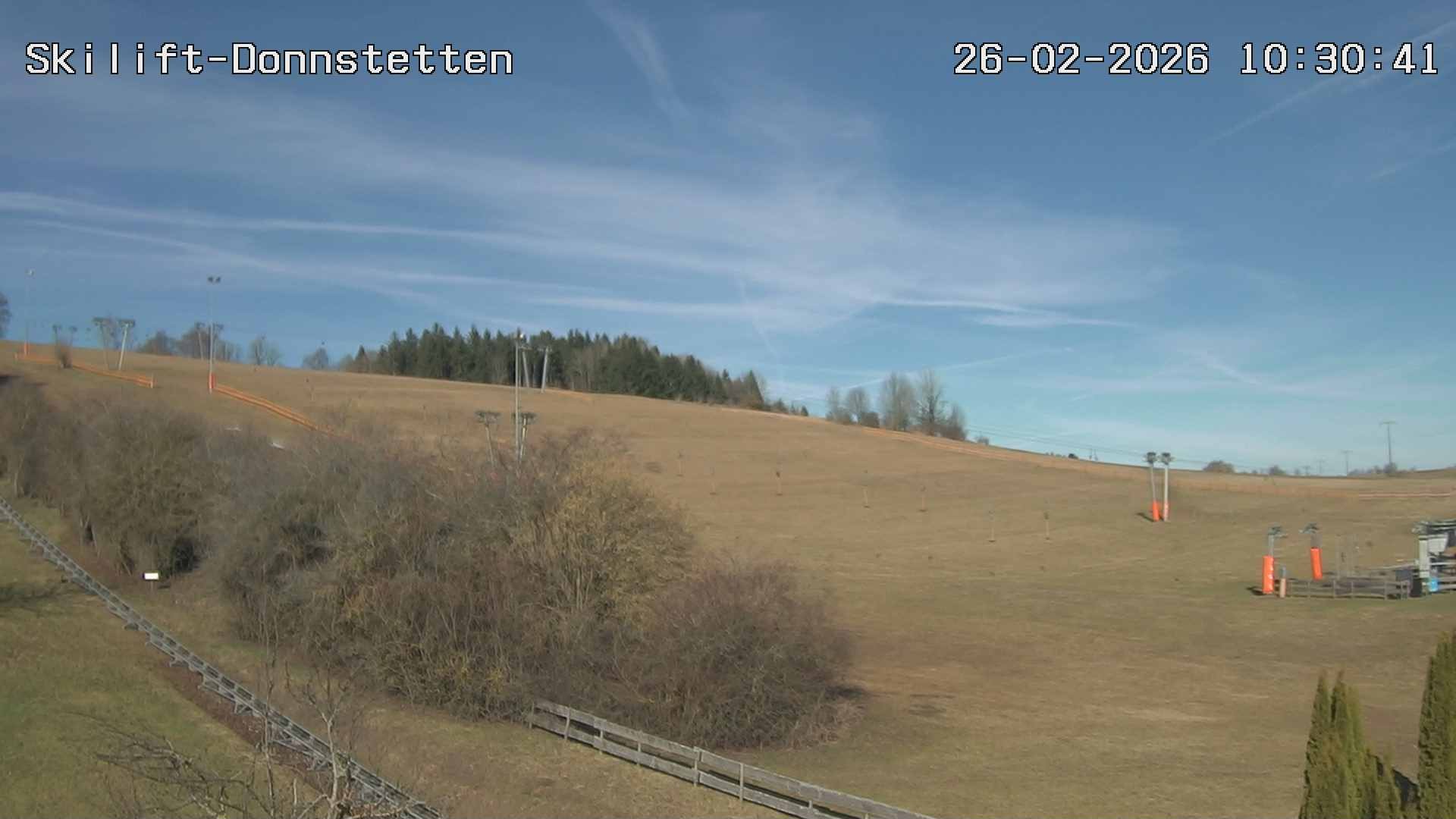Archived image Webcam Donnstetten luge run
