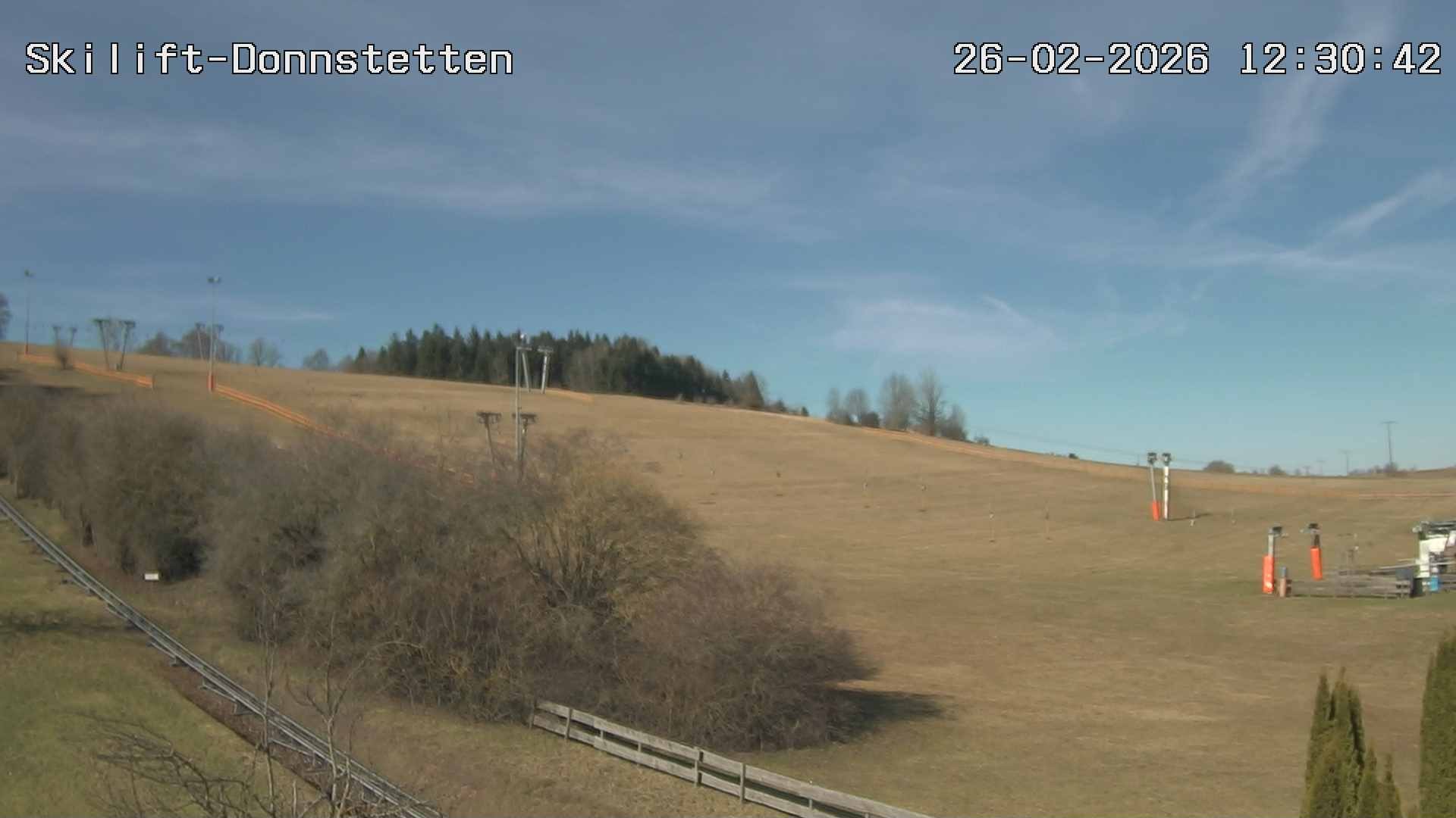 Archived image Webcam Donnstetten luge run