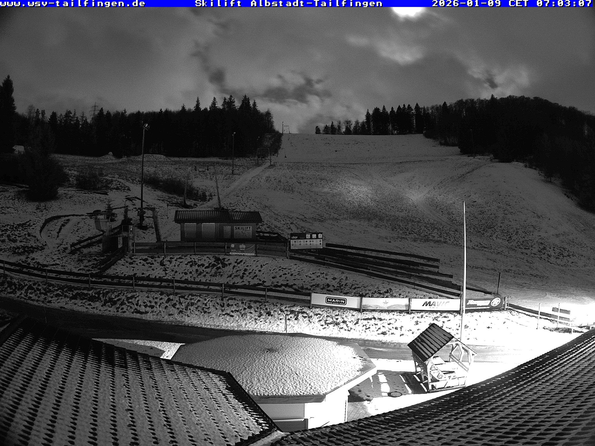 Archiv Foto Webcam Panorama Sicht von dem WSV Vereinsheim Dach an der Schwäbischen Alb