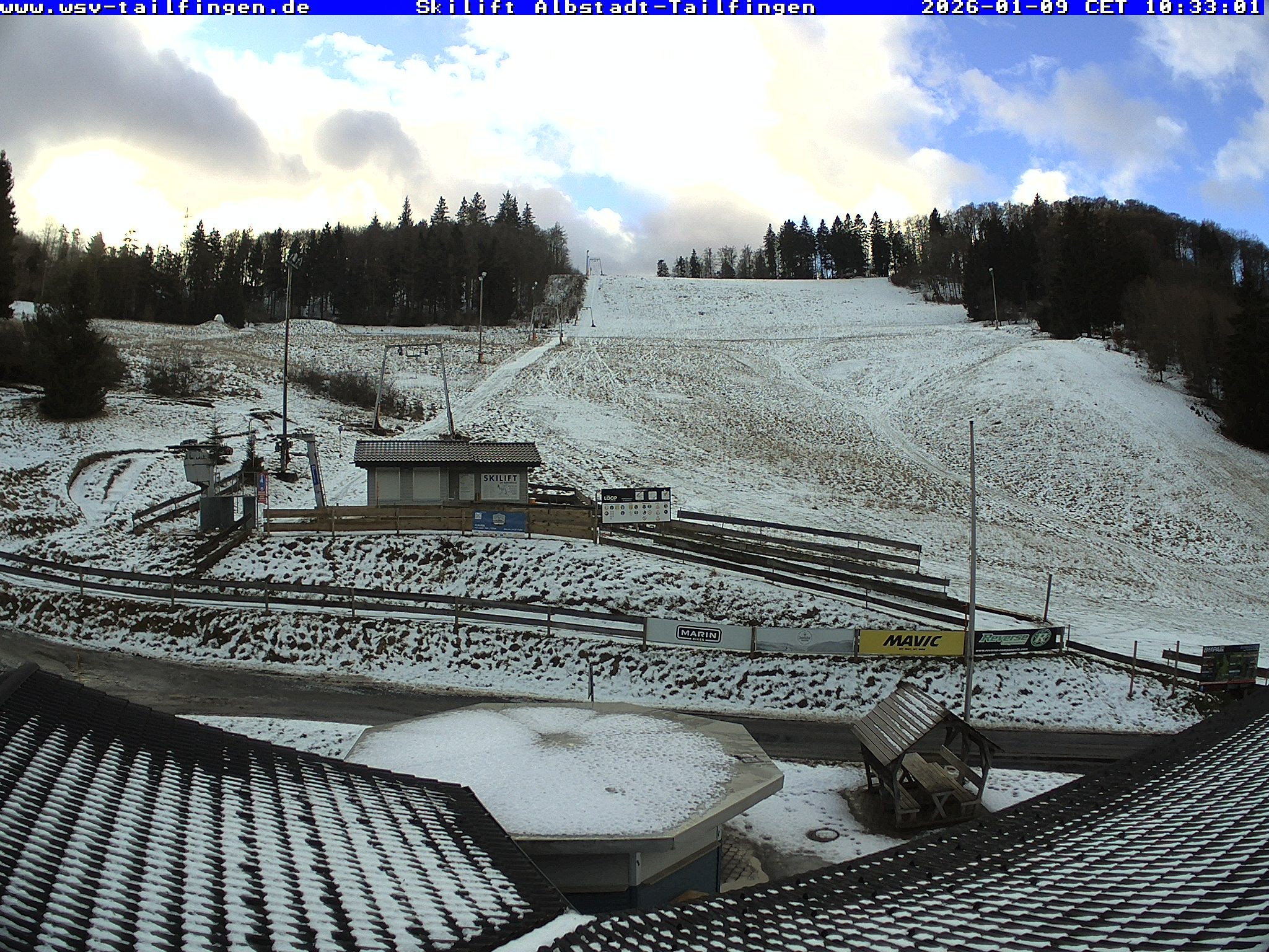 Archiv Foto Webcam Panorama Sicht von dem WSV Vereinsheim Dach an der Schwäbischen Alb