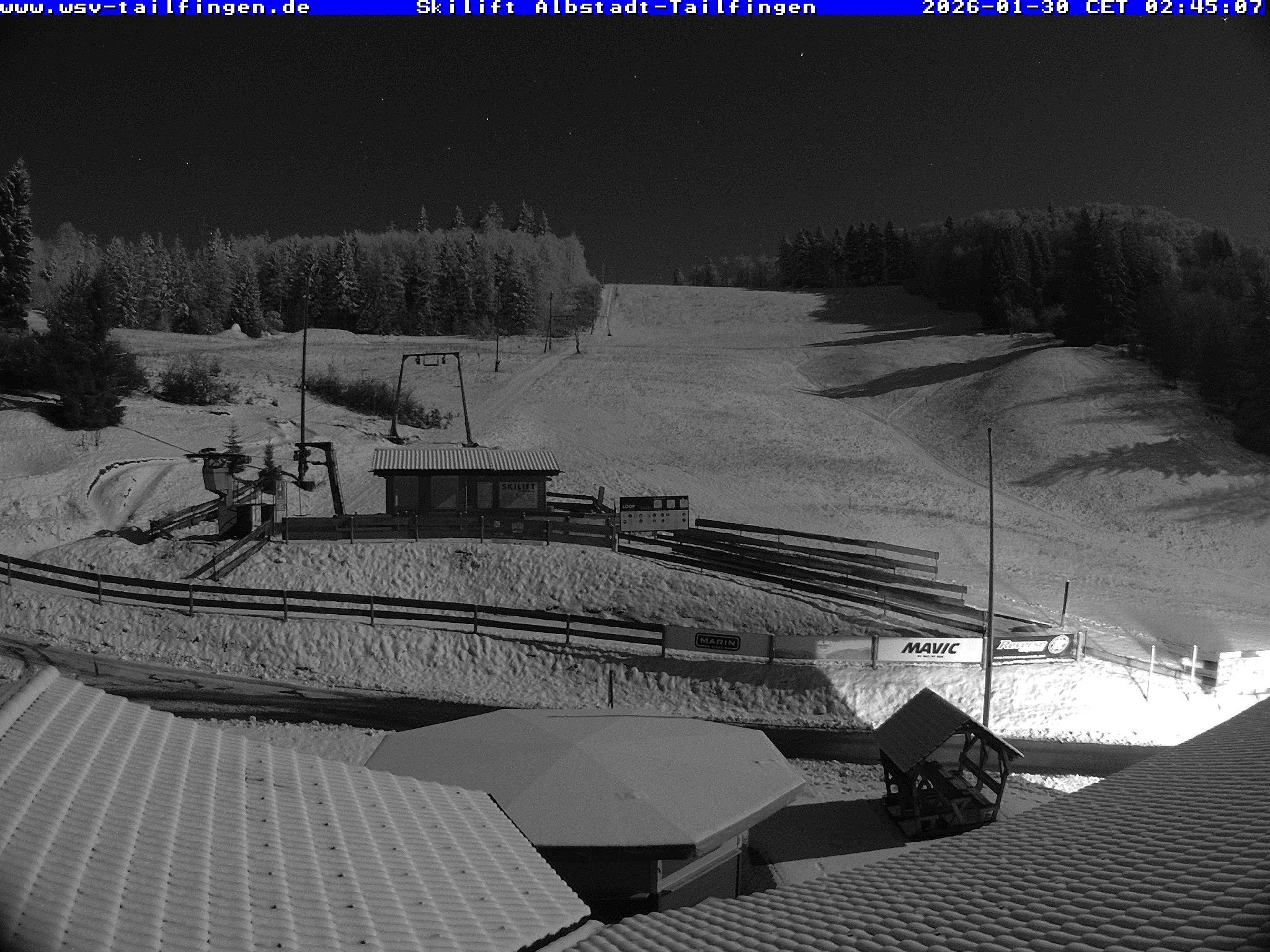 Archived image Webcam Panorama view from the roof of the WSV club at the Schwäbischen Alb
