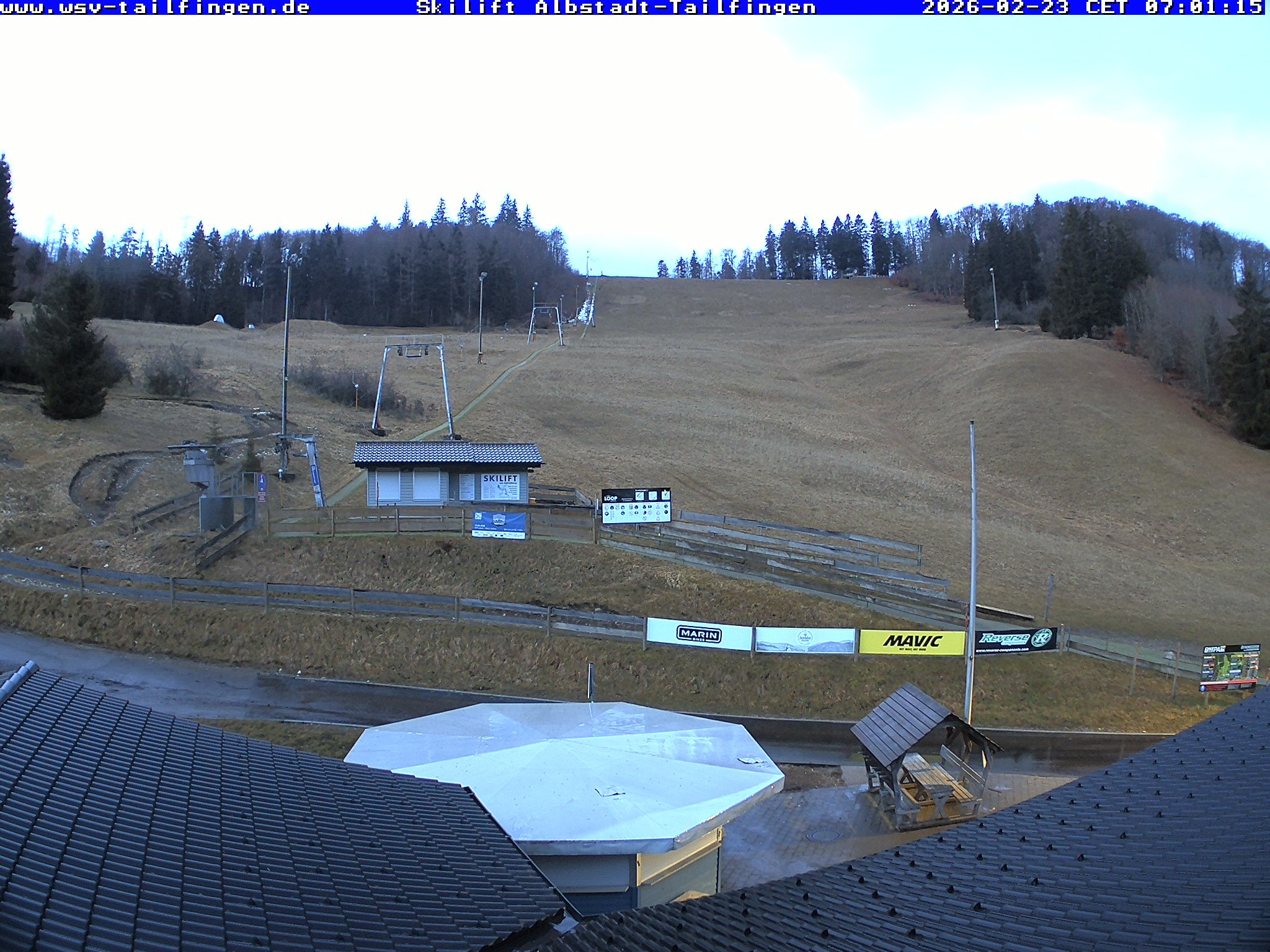 Archiv Foto Webcam Panorama Sicht von dem WSV Vereinsheim Dach an der Schwäbischen Alb