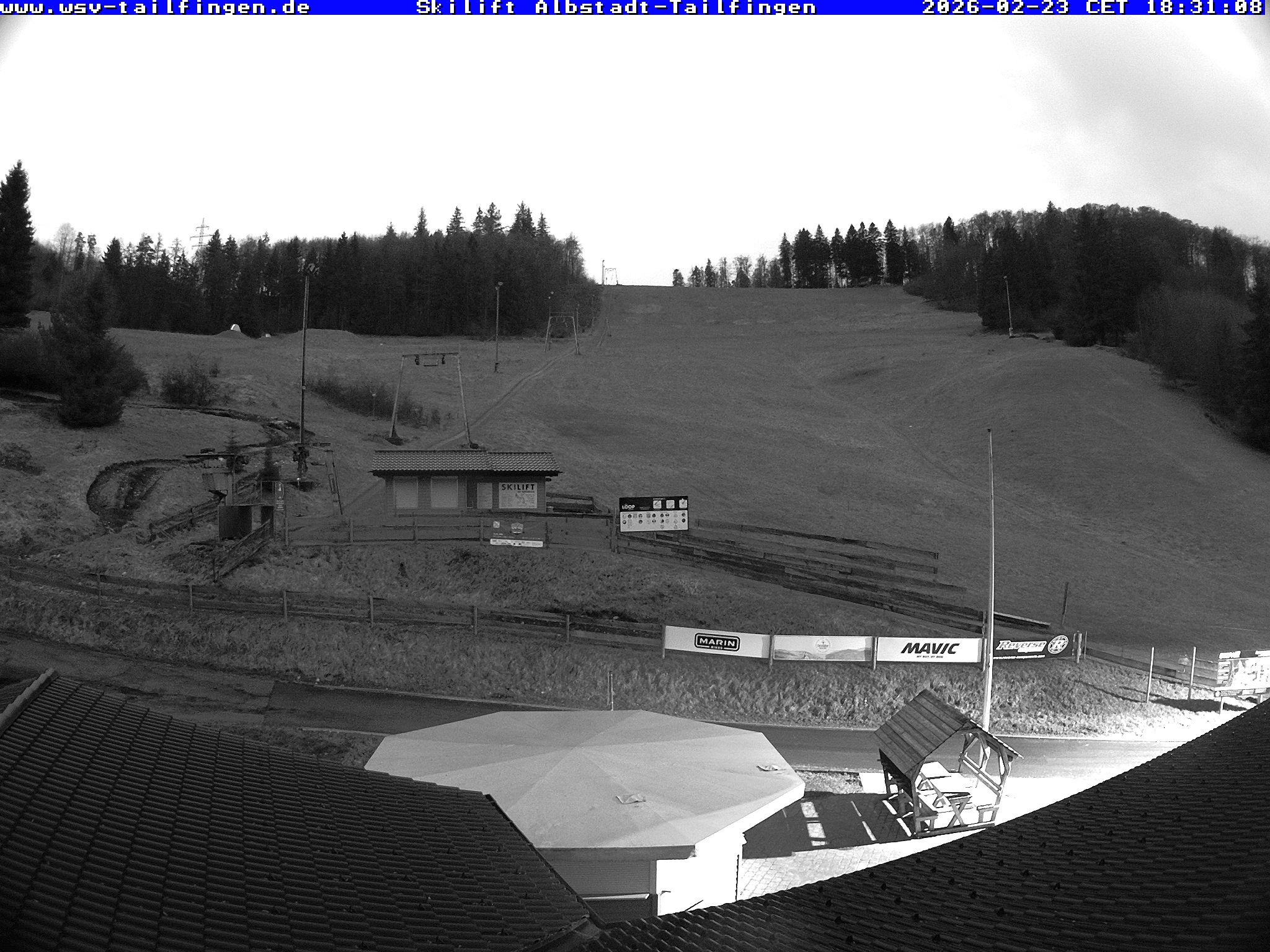 Archiv Foto Webcam Panorama Sicht von dem WSV Vereinsheim Dach an der Schwäbischen Alb