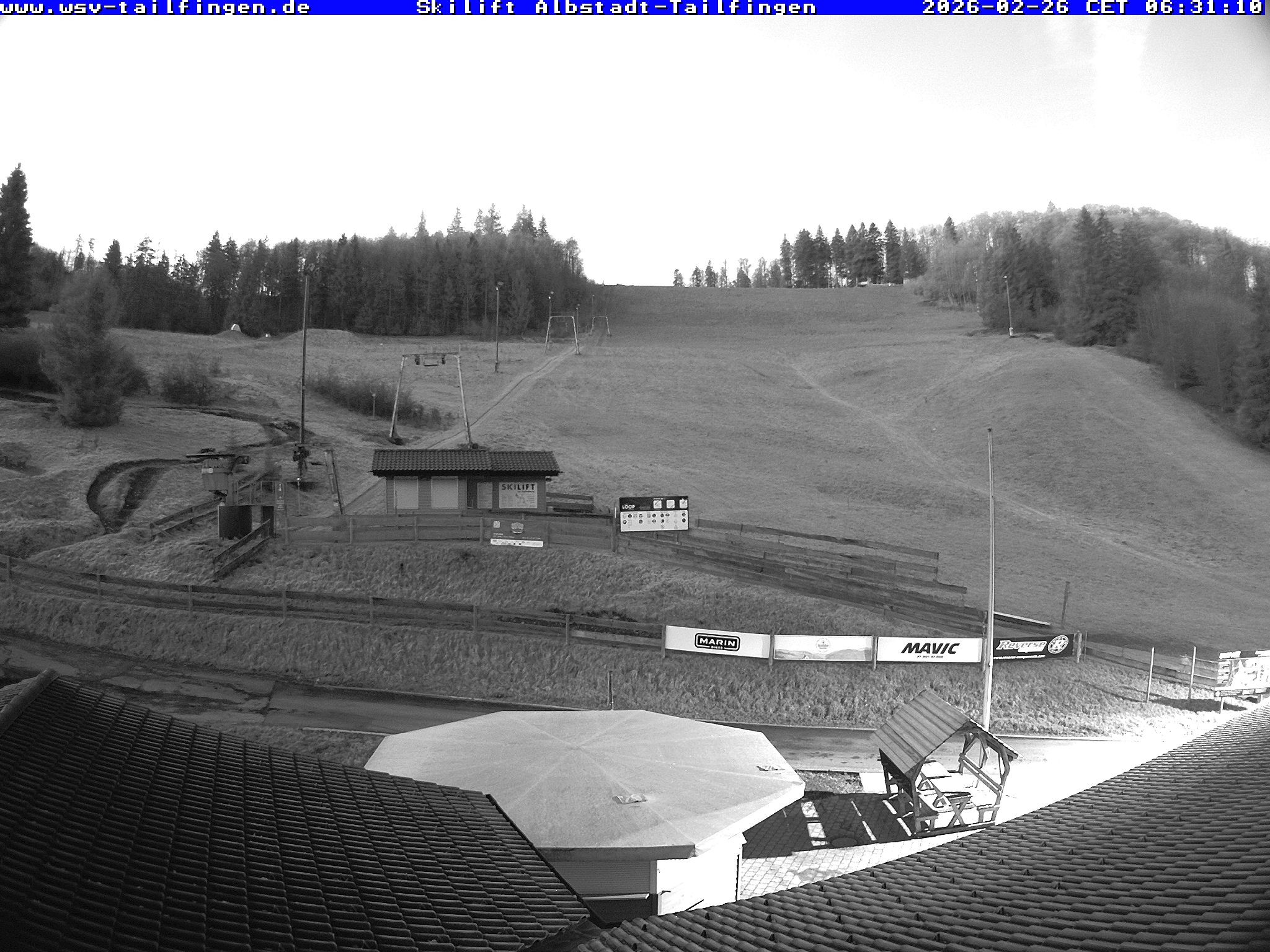 Archived image Webcam Panorama view from the roof of the WSV club at the Schwäbischen Alb