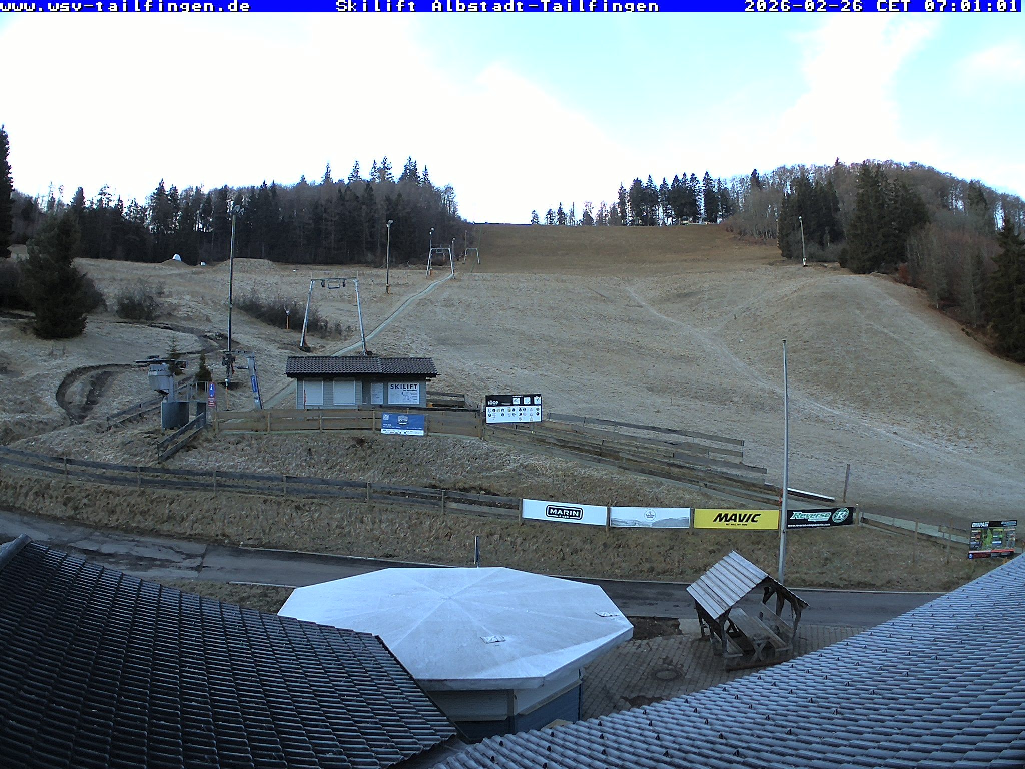 Archived image Webcam Panorama view from the roof of the WSV club at the Schwäbischen Alb