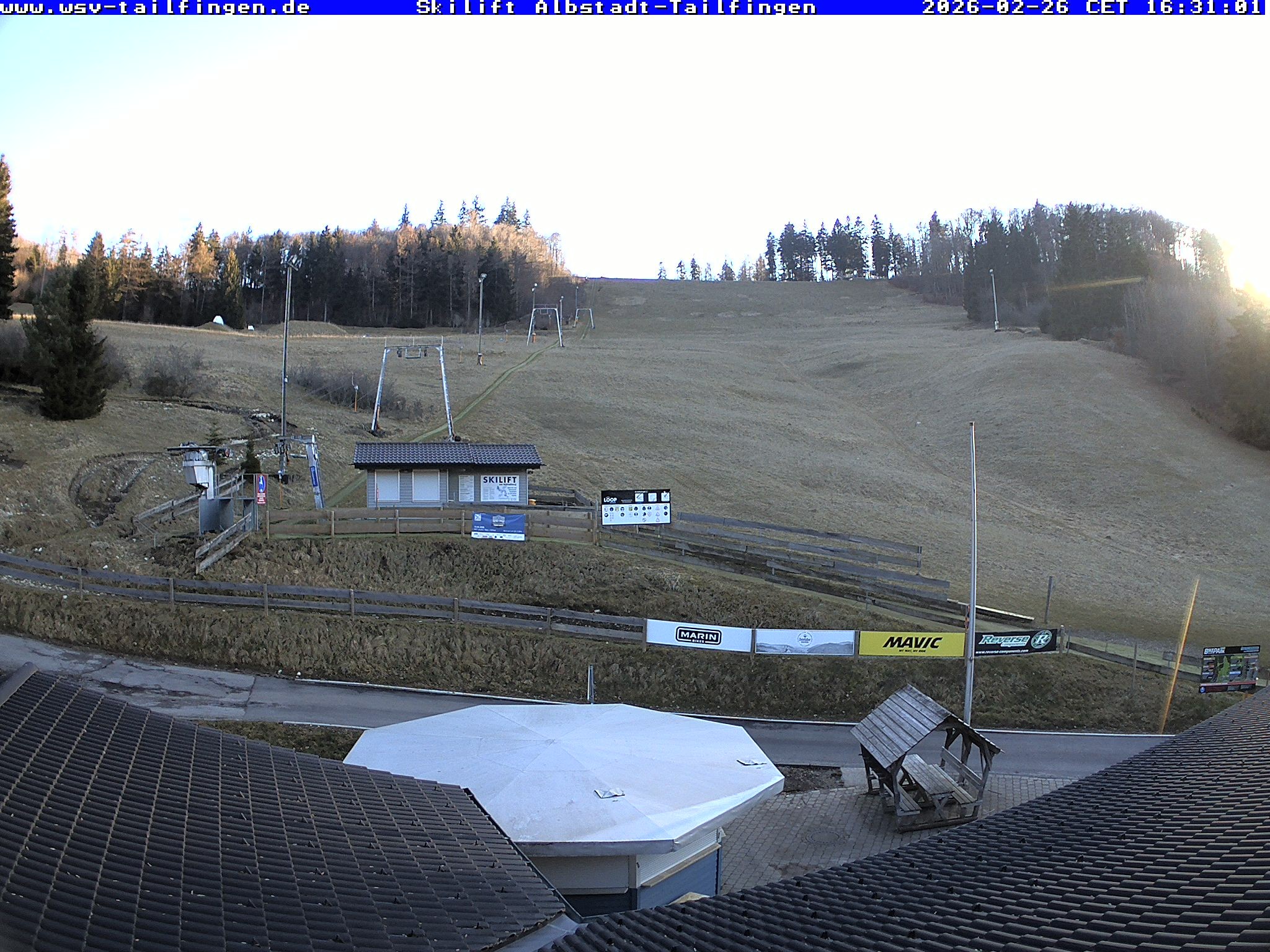 Archived image Webcam Panorama view from the roof of the WSV club at the Schwäbischen Alb