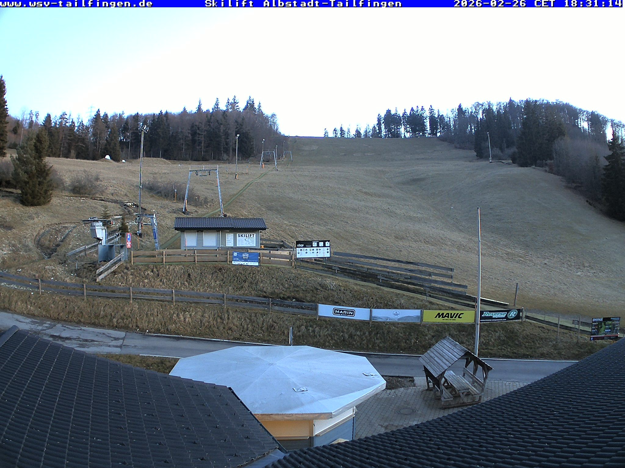 Archived image Webcam Panorama view from the roof of the WSV club at the Schwäbischen Alb