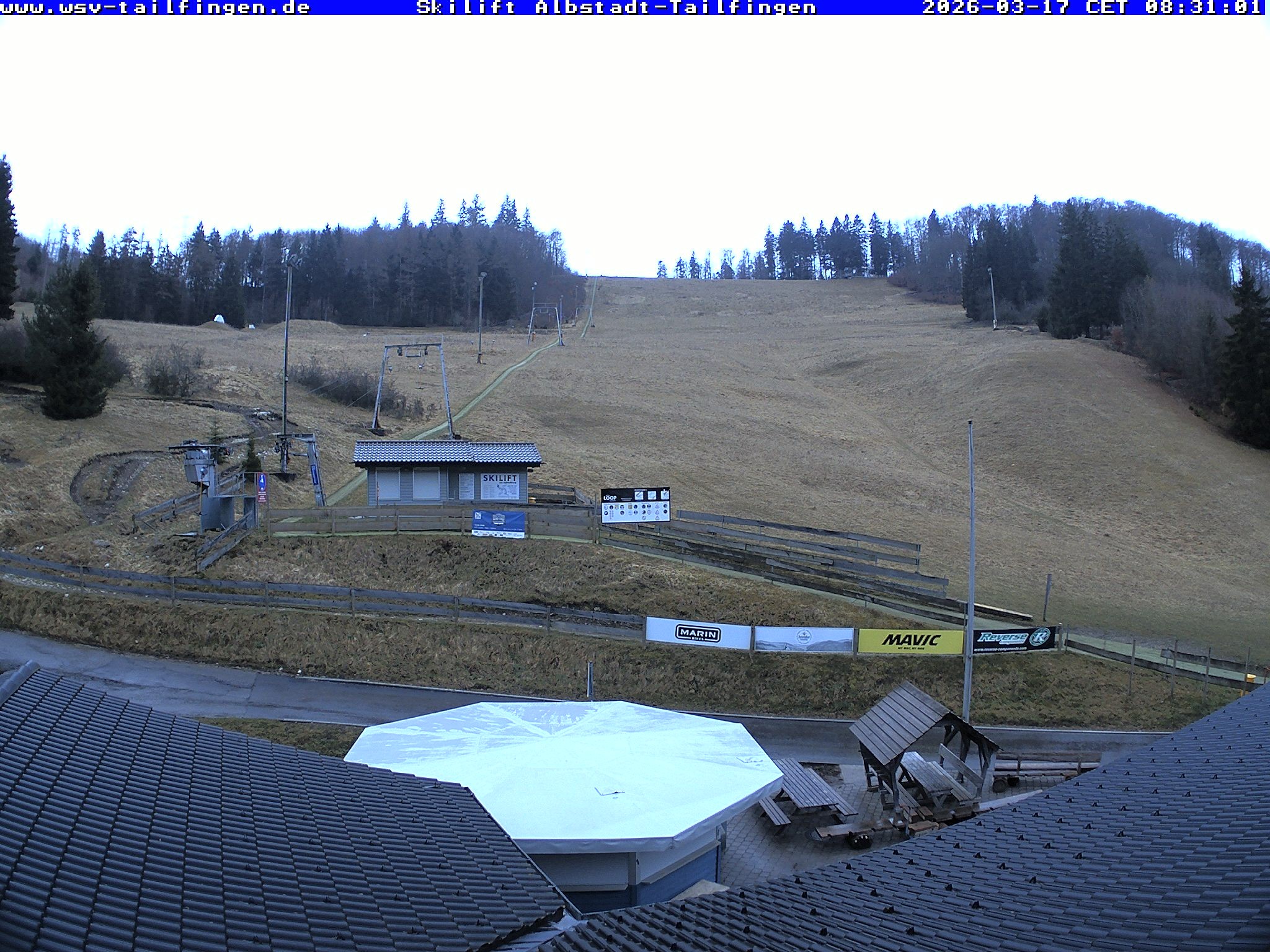 Archiv Foto Webcam Panorama Sicht von dem WSV Vereinsheim Dach an der Schwäbischen Alb