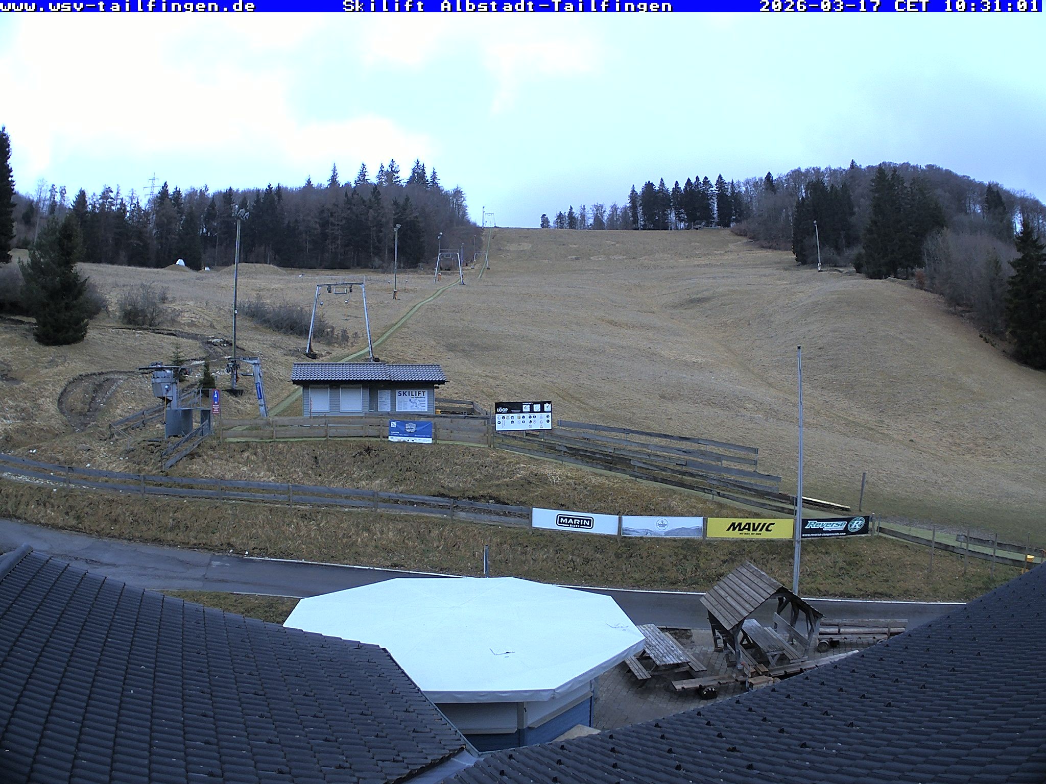 Archiv Foto Webcam Panorama Sicht von dem WSV Vereinsheim Dach an der Schwäbischen Alb