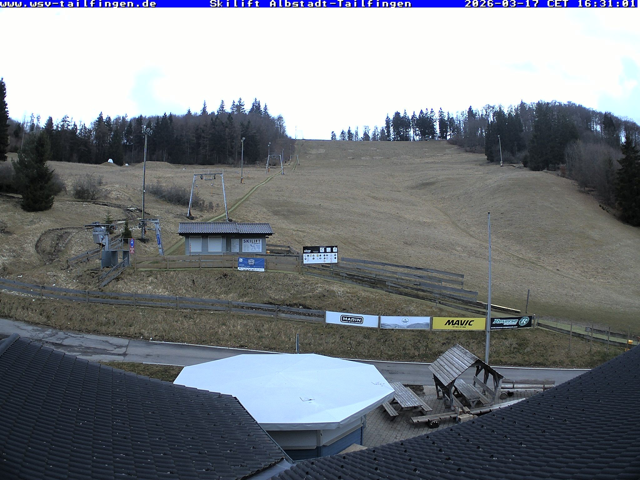 Archiv Foto Webcam Panorama Sicht von dem WSV Vereinsheim Dach an der Schwäbischen Alb